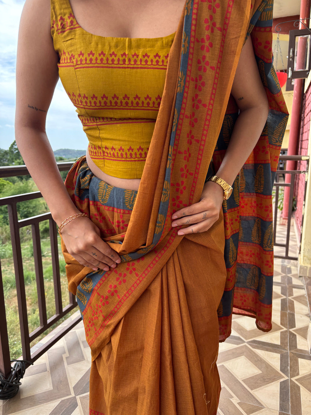 Dandellion Cotton Saree