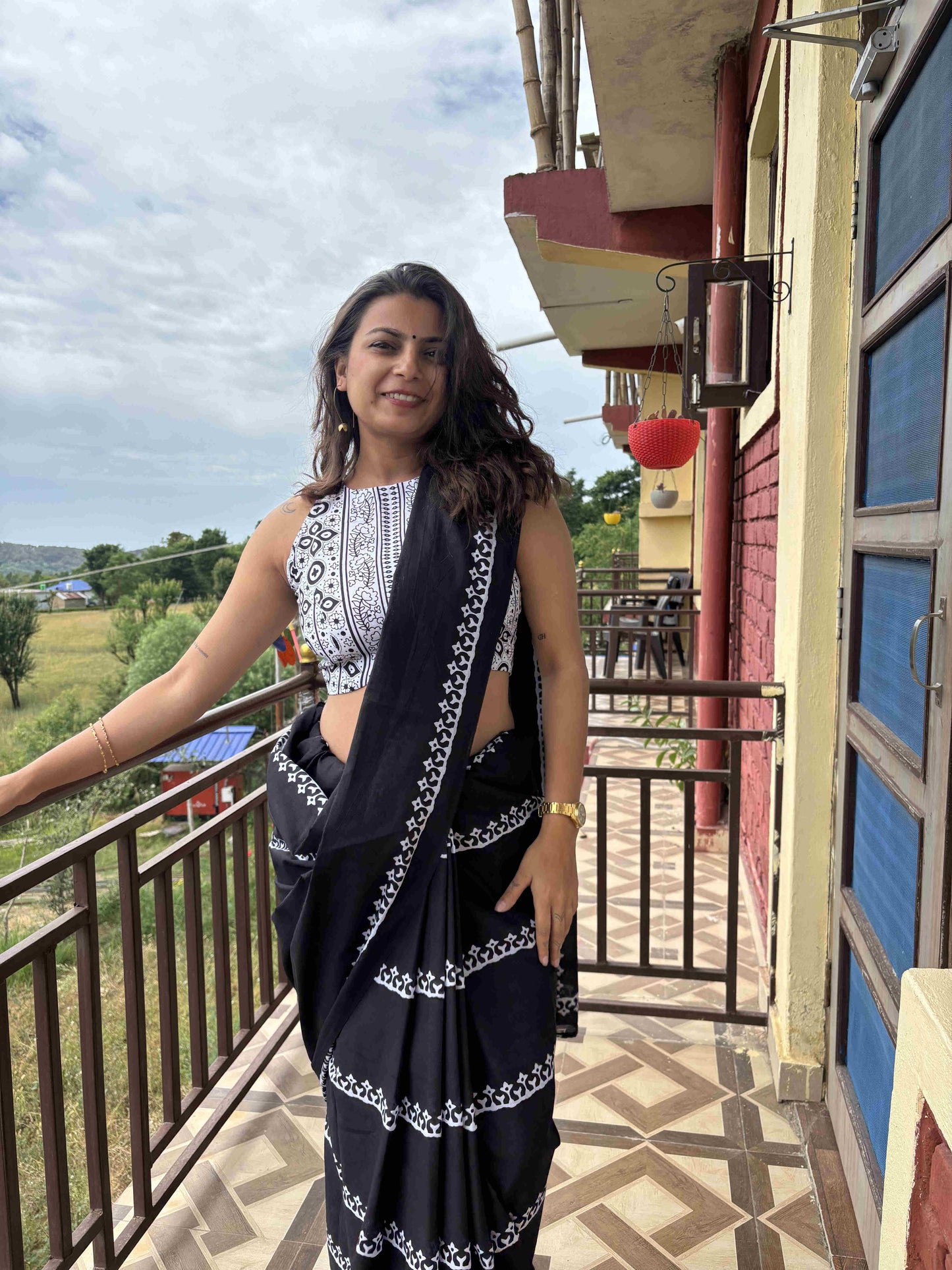 Check Mate Cotton Saree