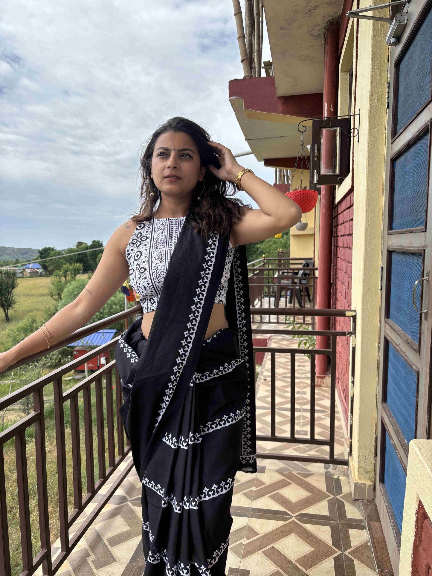 Check Mate Cotton Saree