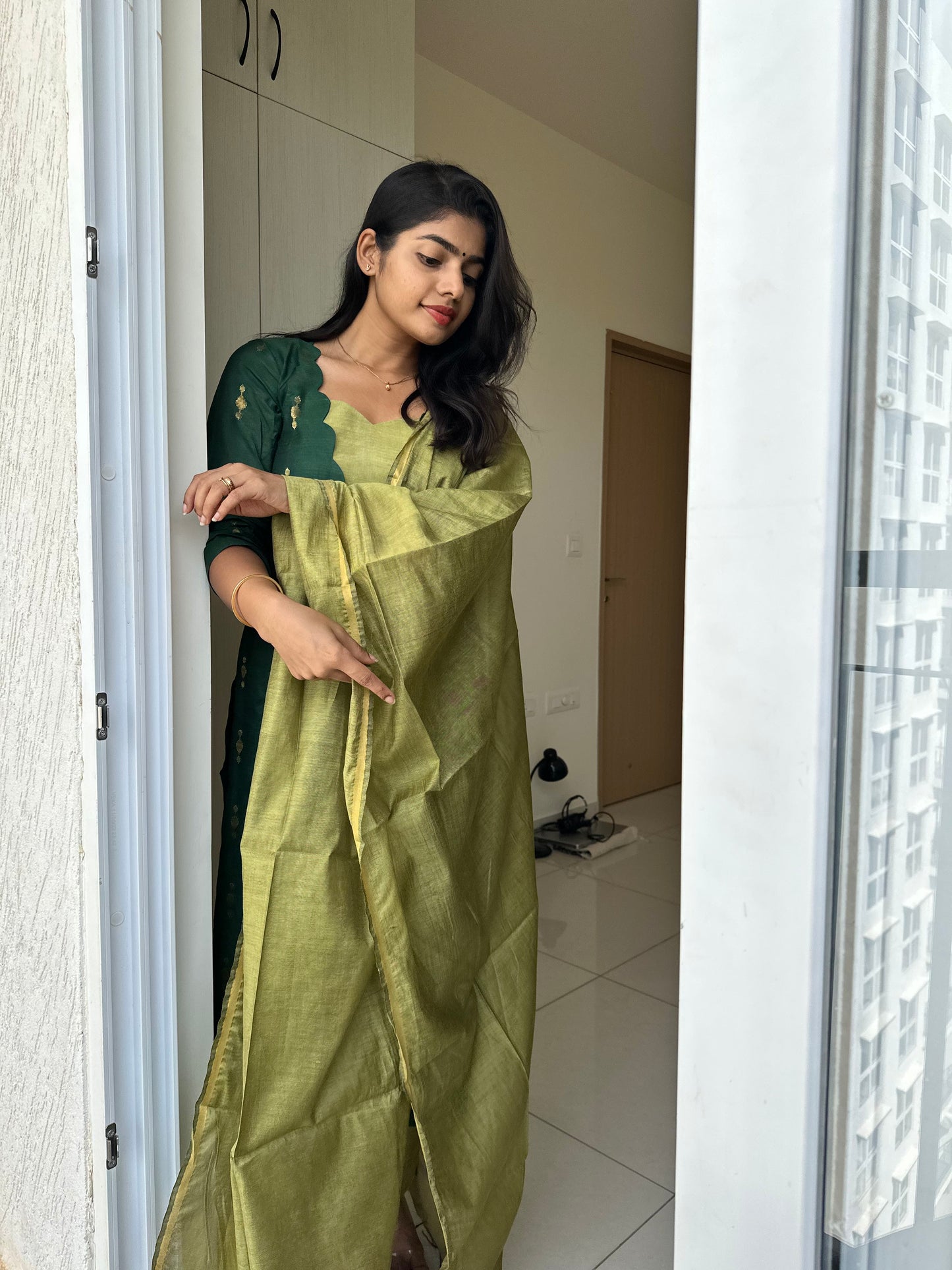 Jaanhavi Katan Silk Suit