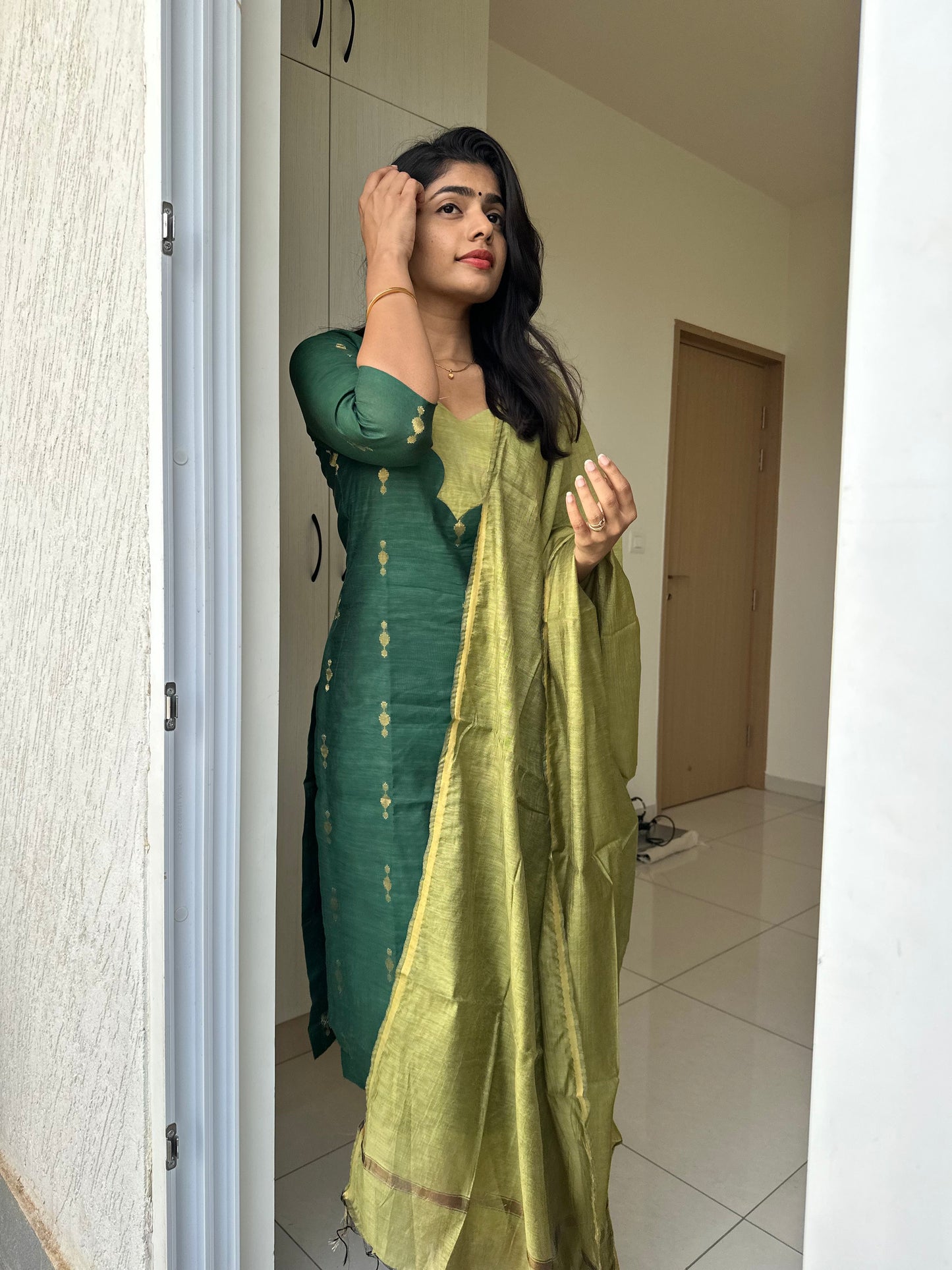 Jaanhavi Katan Silk Suit
