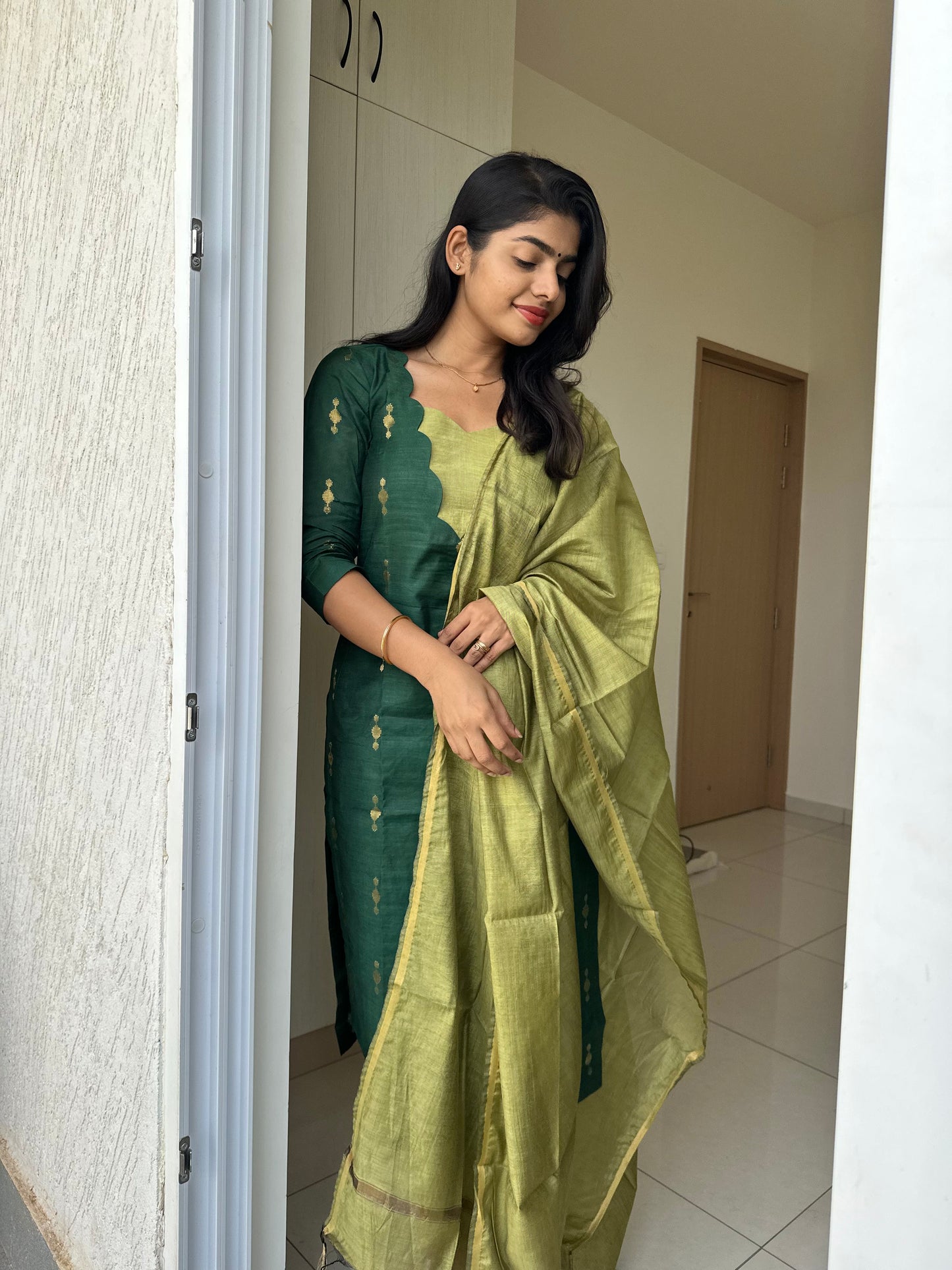 Jaanhavi Katan Silk Suit