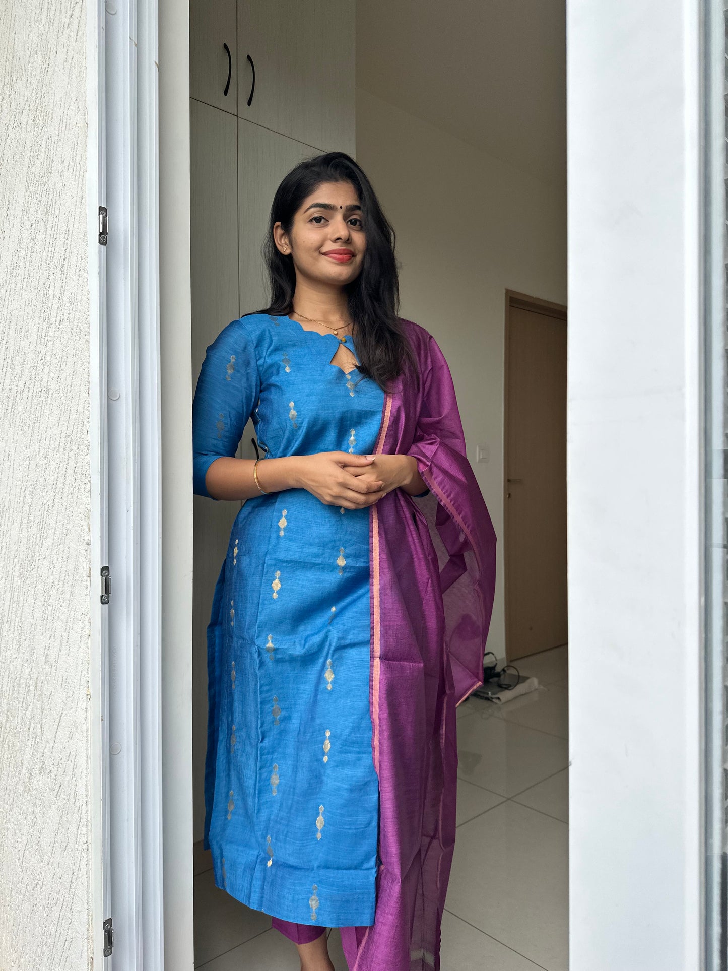 Samantha Katan Silk Suit