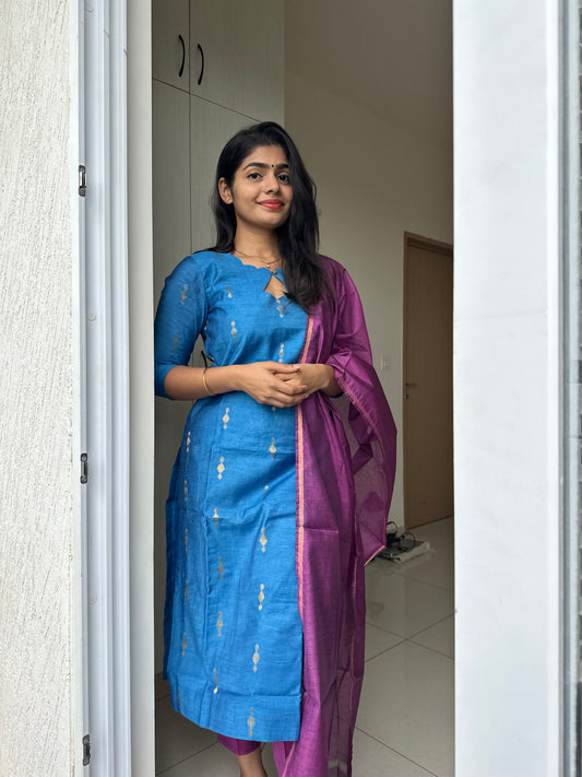 Samantha Katan Silk Suit