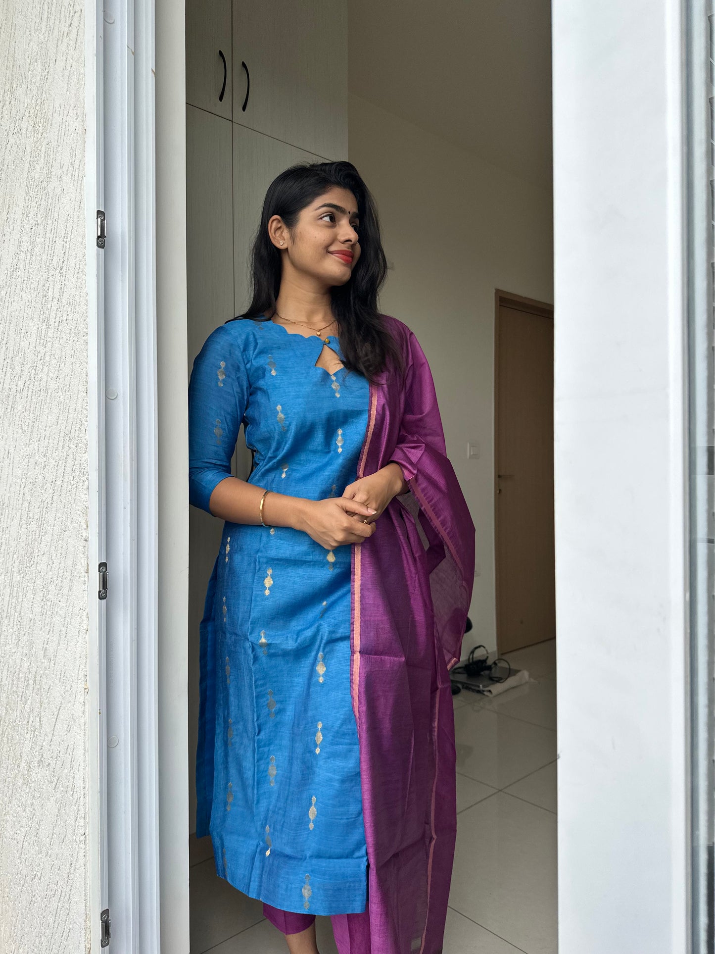 Samantha Katan Silk Suit