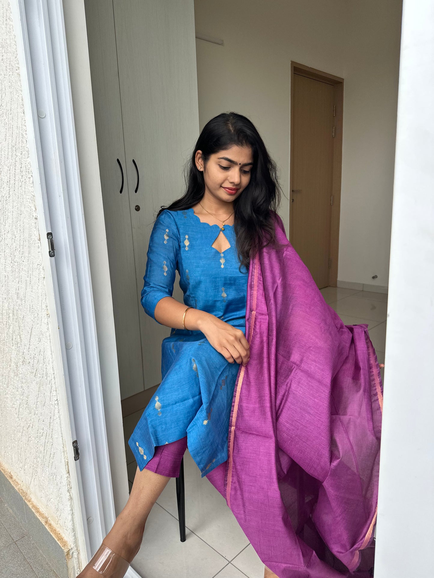 Samantha Katan Silk Suit
