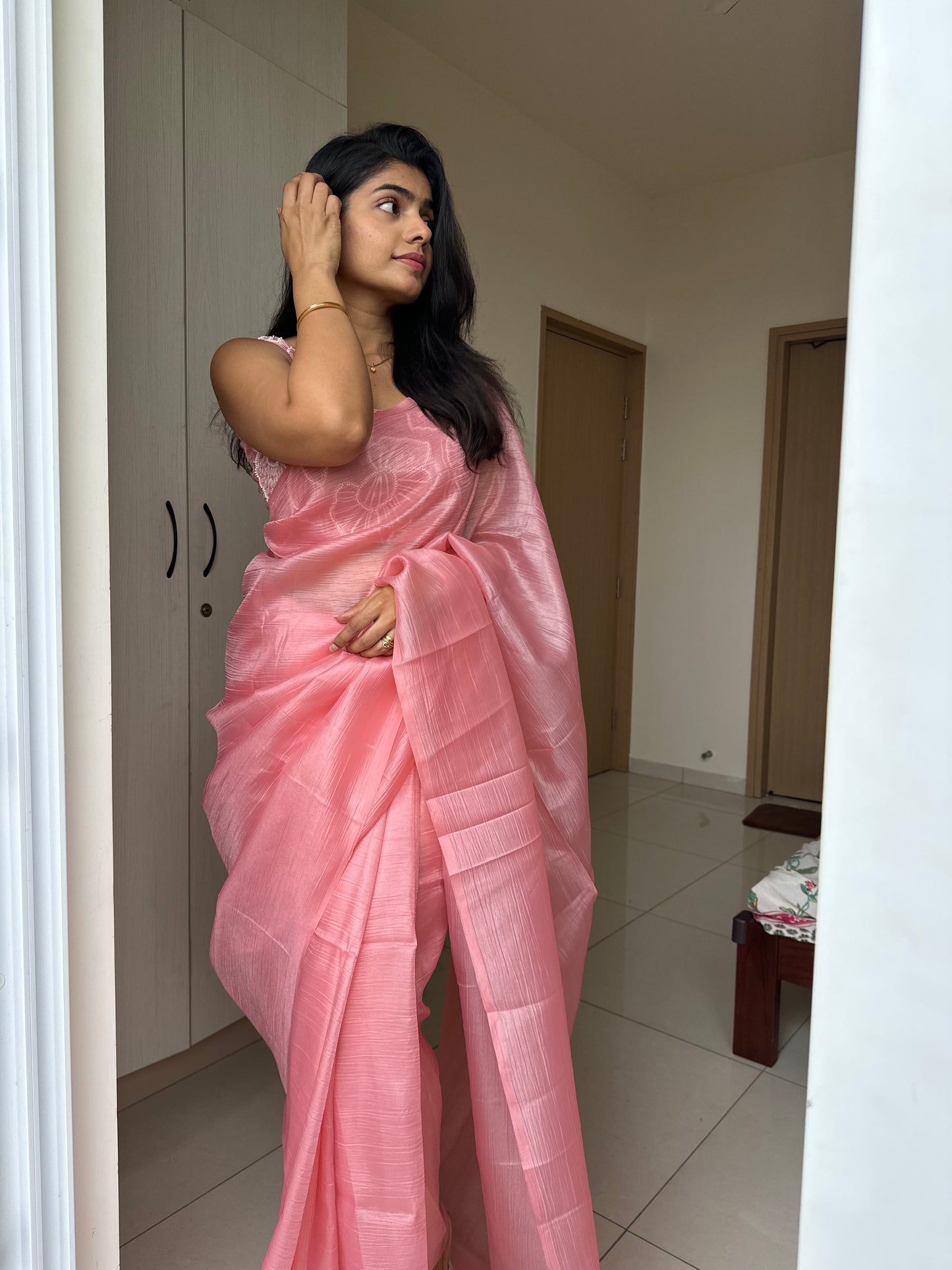 Tejasvi Chiffon Handwork Saree