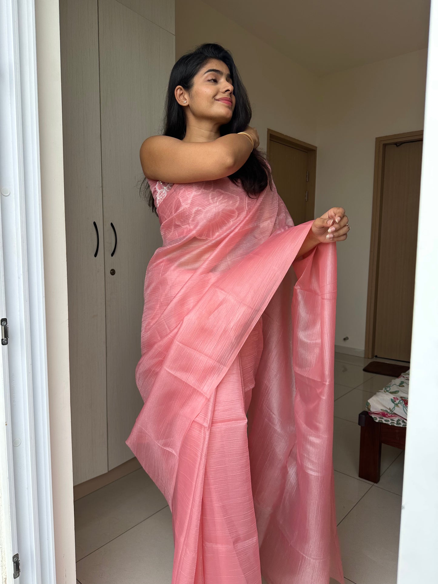 Tejasvi Chiffon Handwork Saree