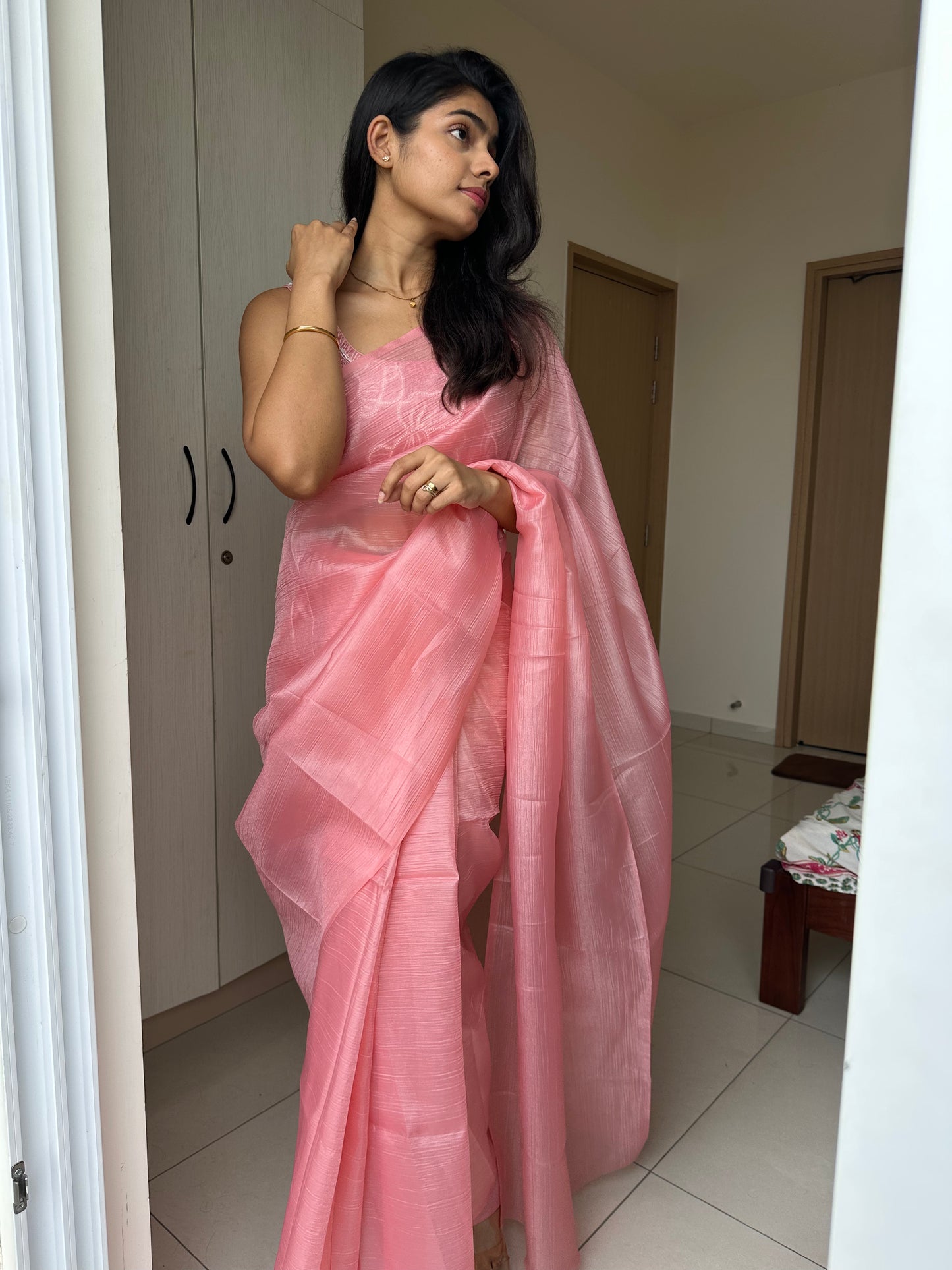 Tejasvi Chiffon Handwork Saree