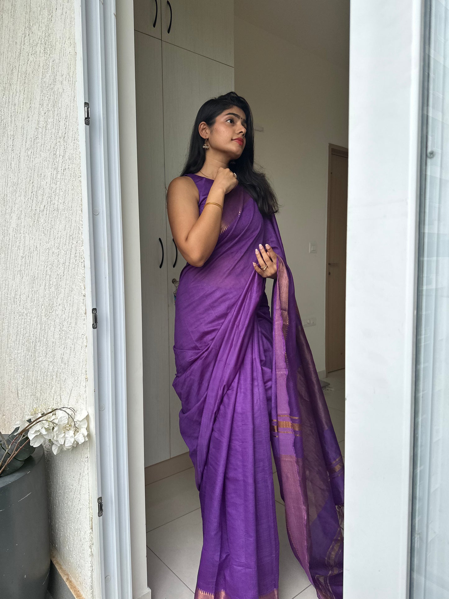 Sara Mangalgiri Silk Saree