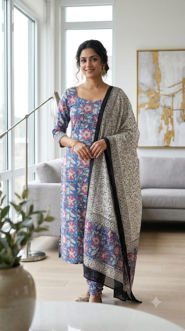 Rukmini Cotton  Suit