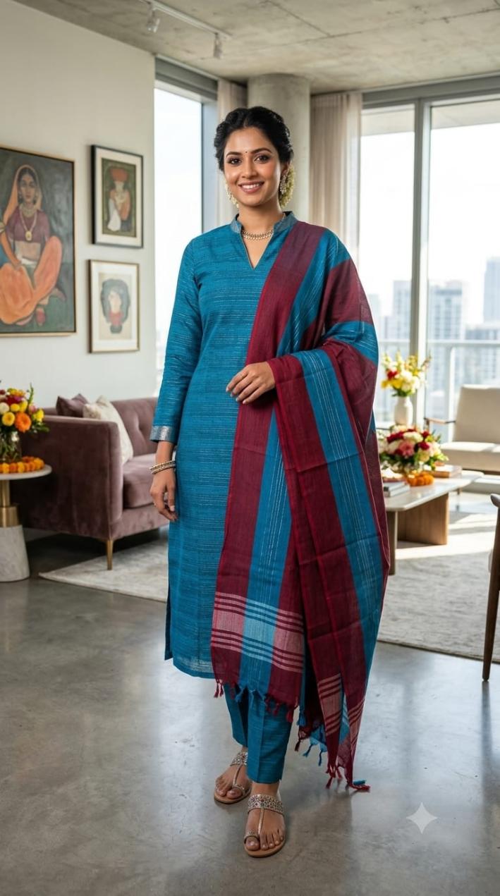 Godavari Cotton Silk Suit