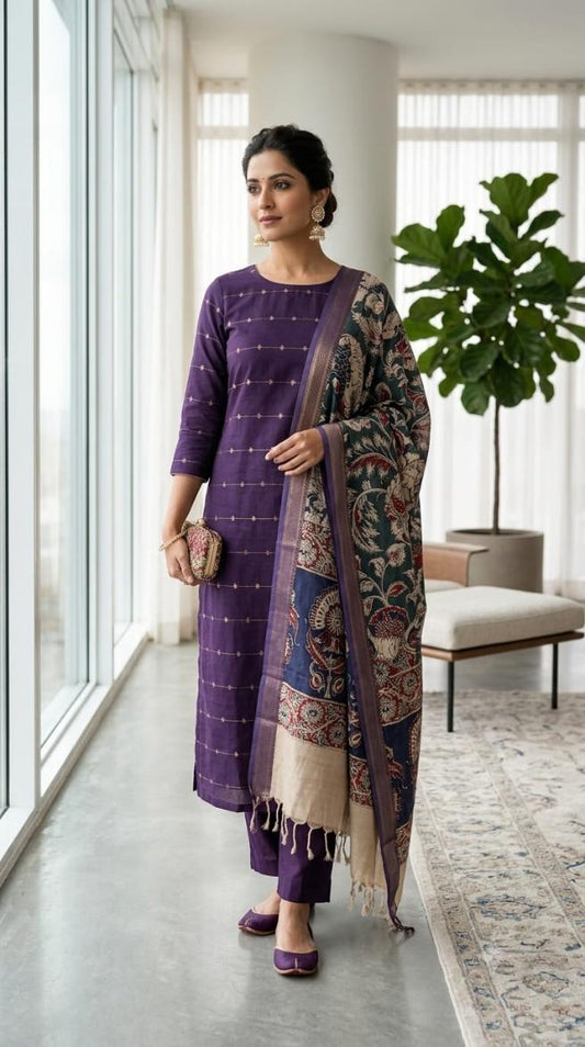 Medha Cotton Silk Suit
