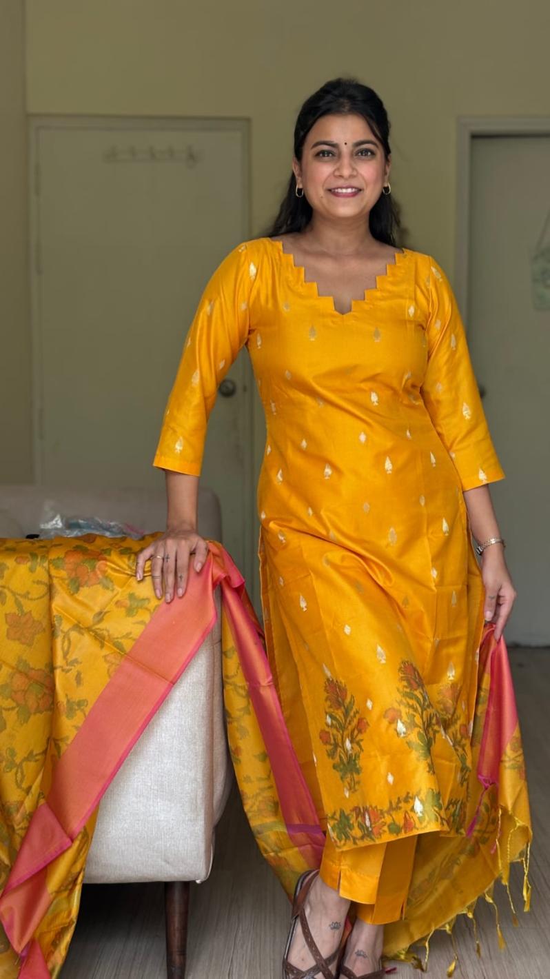 ChandraMukhi Chanderi Silk Suit