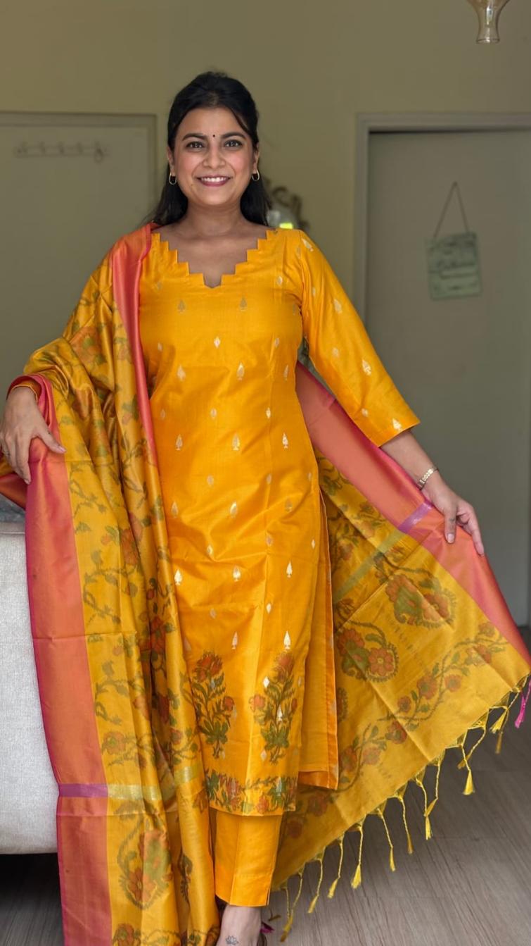 ChandraMukhi Chanderi Silk Suit
