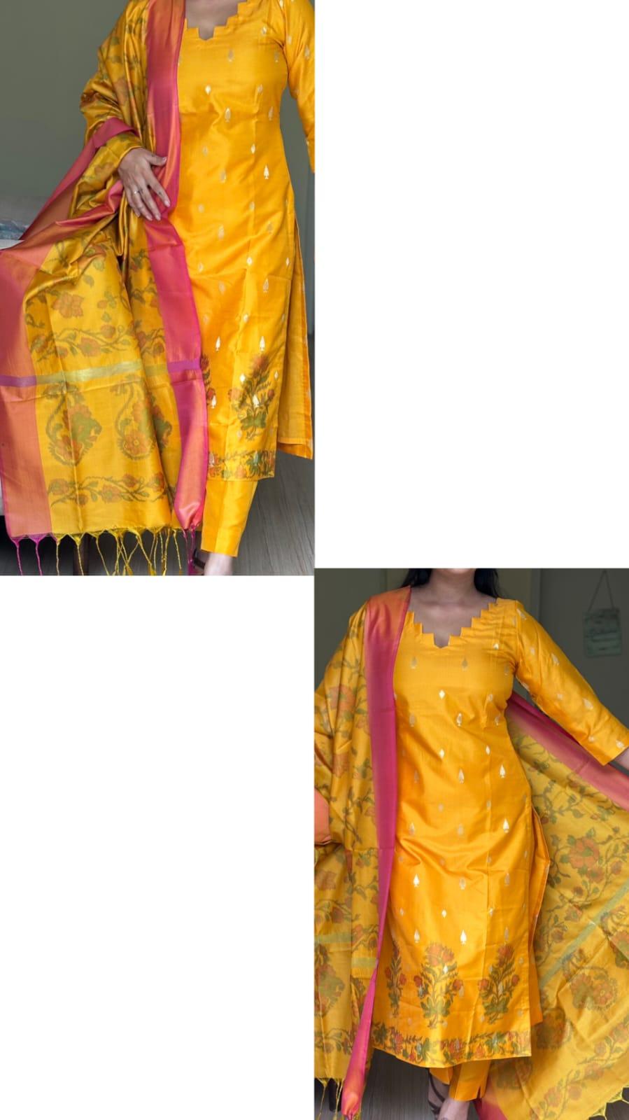 ChandraMukhi Chanderi Silk Suit