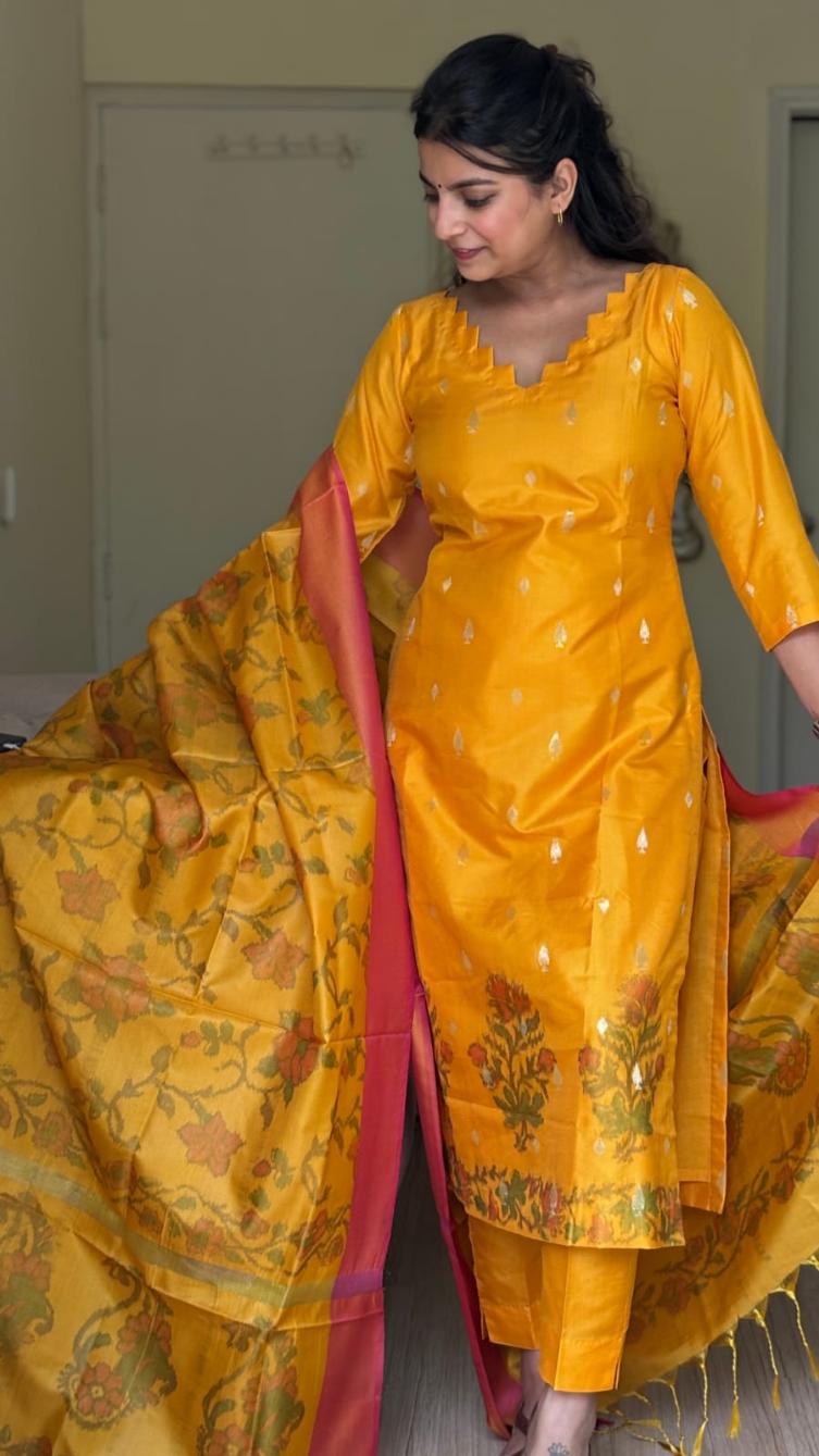 ChandraMukhi Chanderi Silk Suit