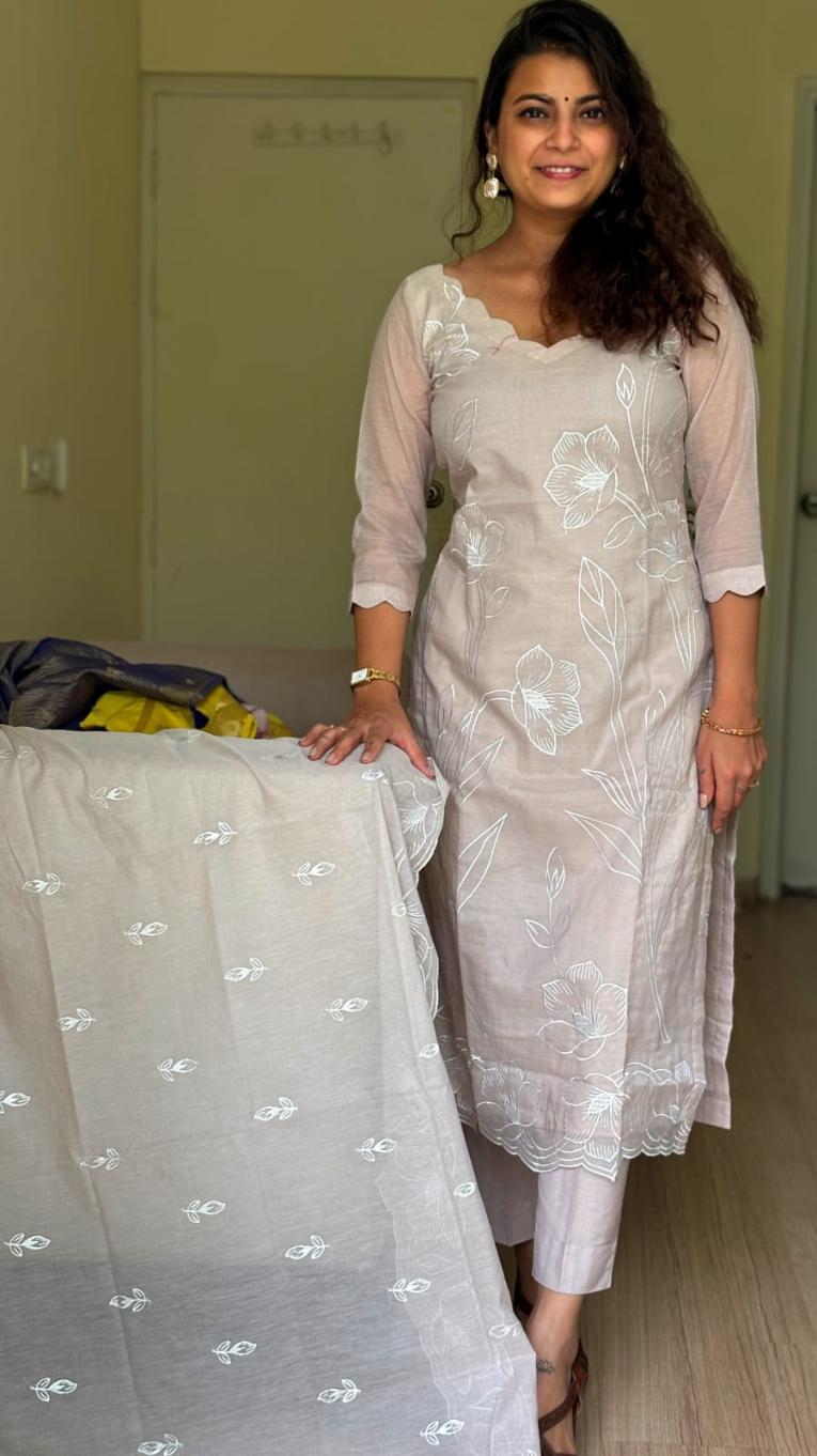 Vanya Chanderi Silk Suit