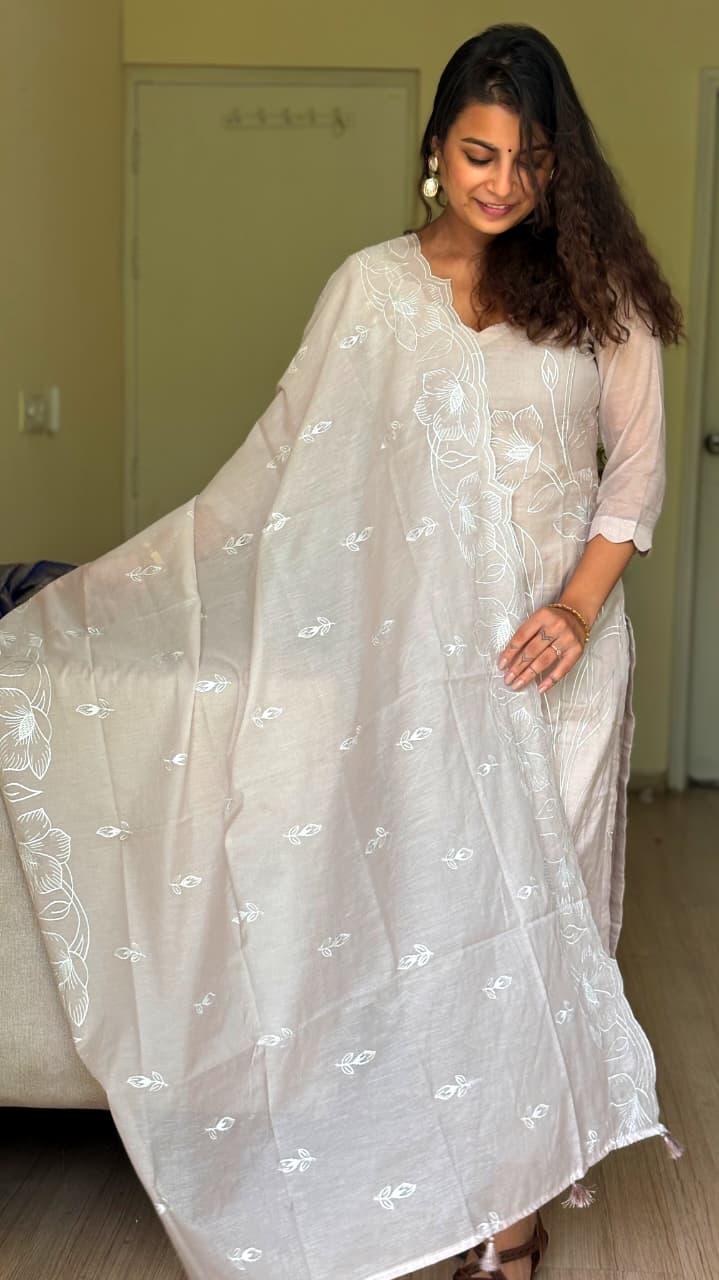 Vanya Chanderi Silk Suit