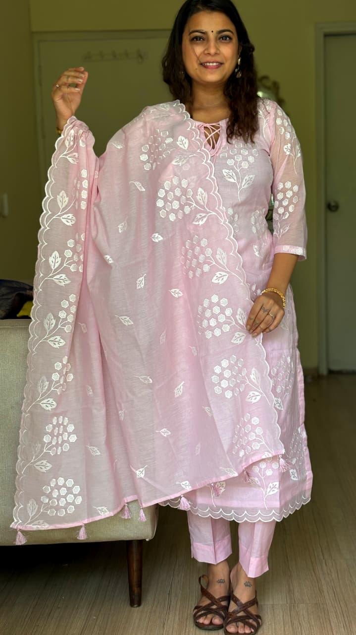 Niharika Chanderi Silk Suit