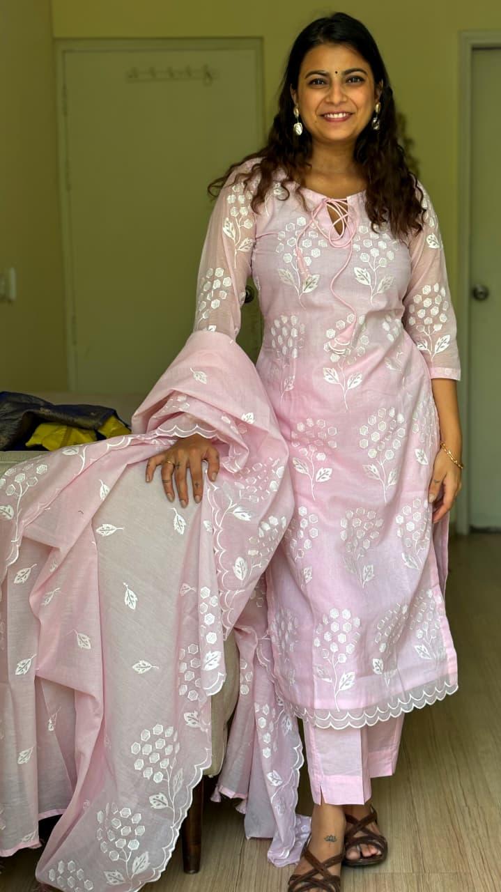 Niharika Chanderi Silk Suit