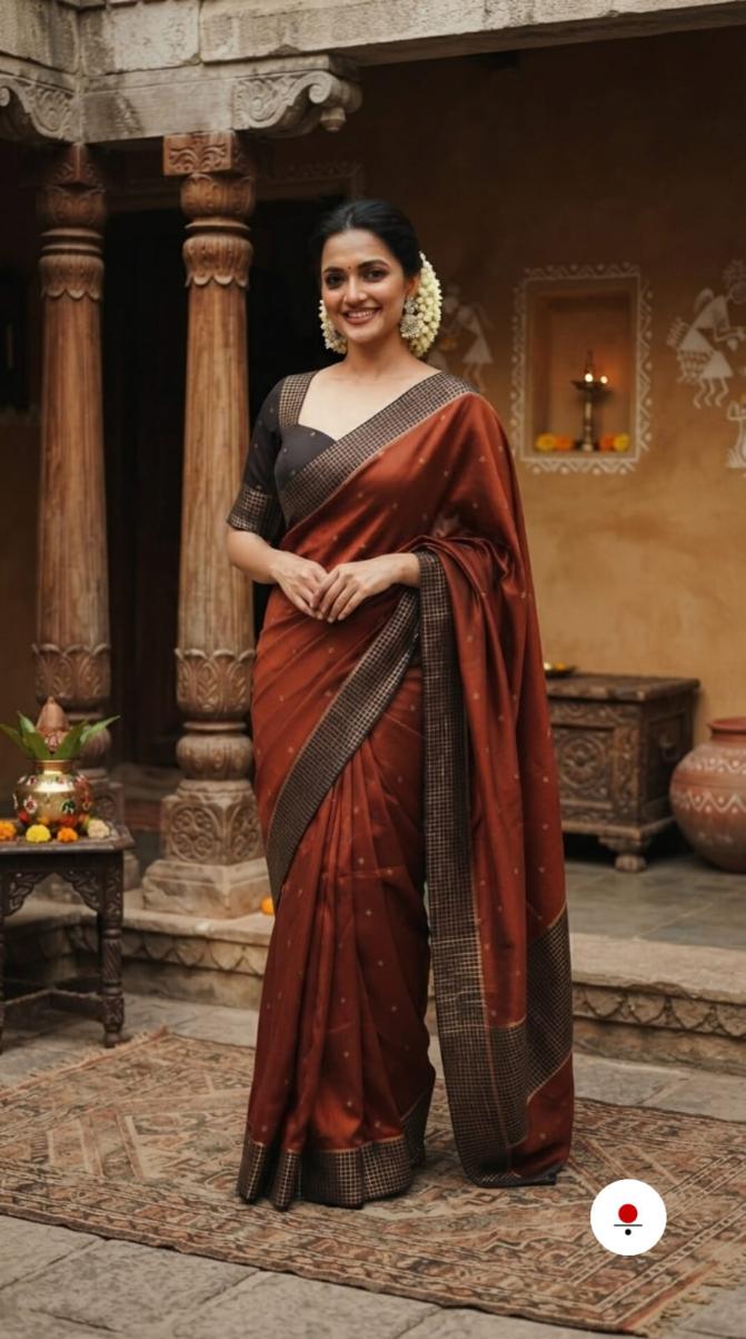 Karishma Crepe Banarsi Silk Saree