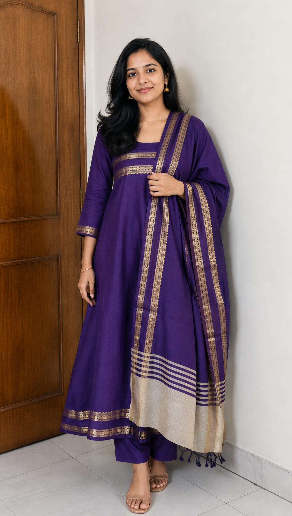 Monika Cotton Silk Suit