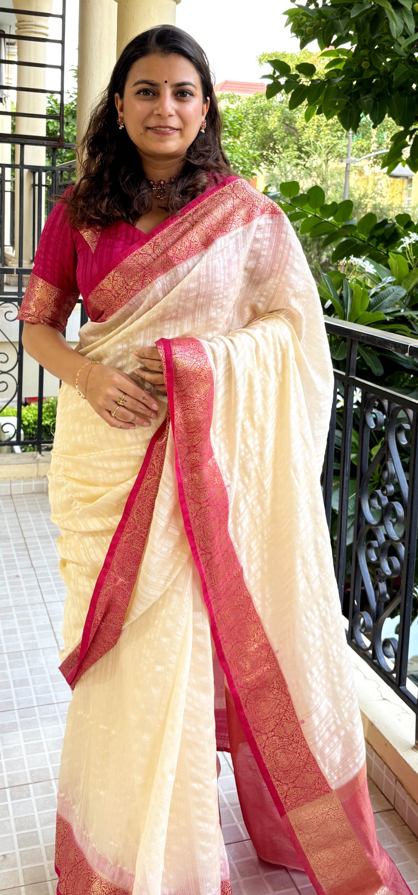 Astha Banarsi Silk Crepe Saree
