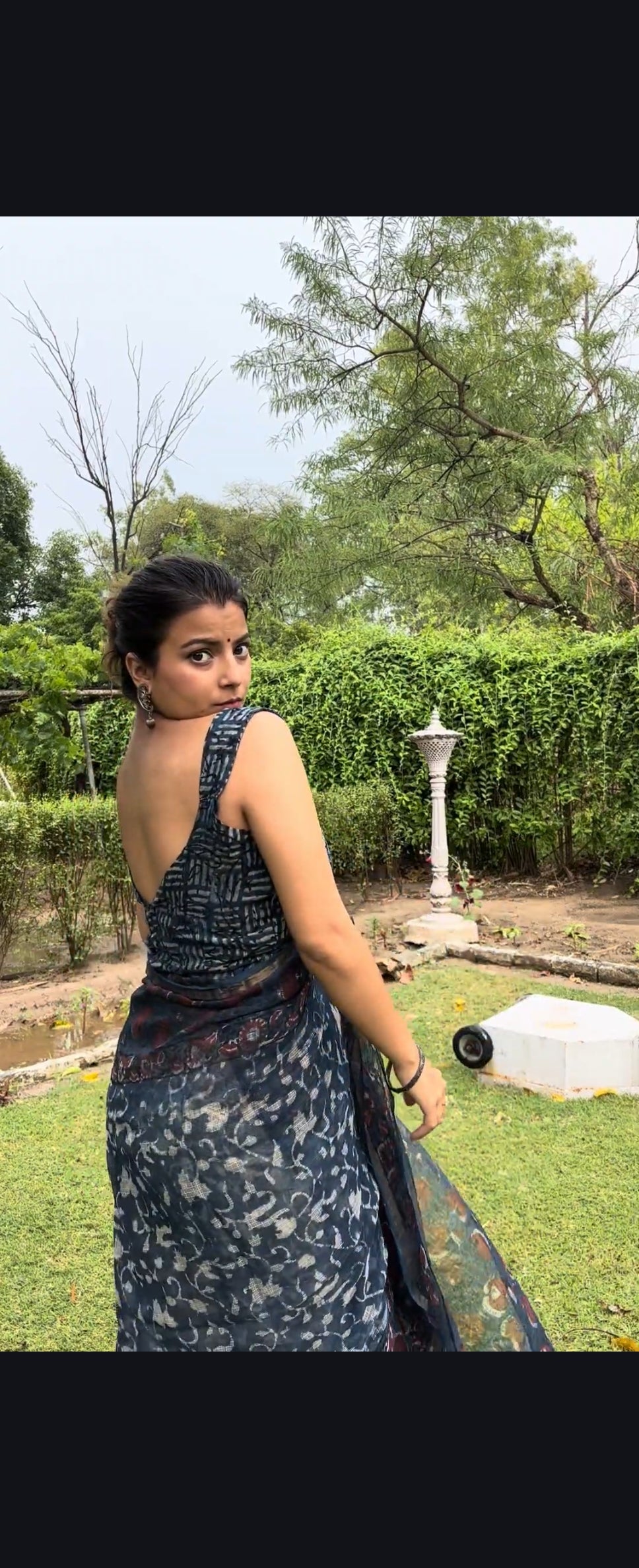 Indigo Love Kota Saree