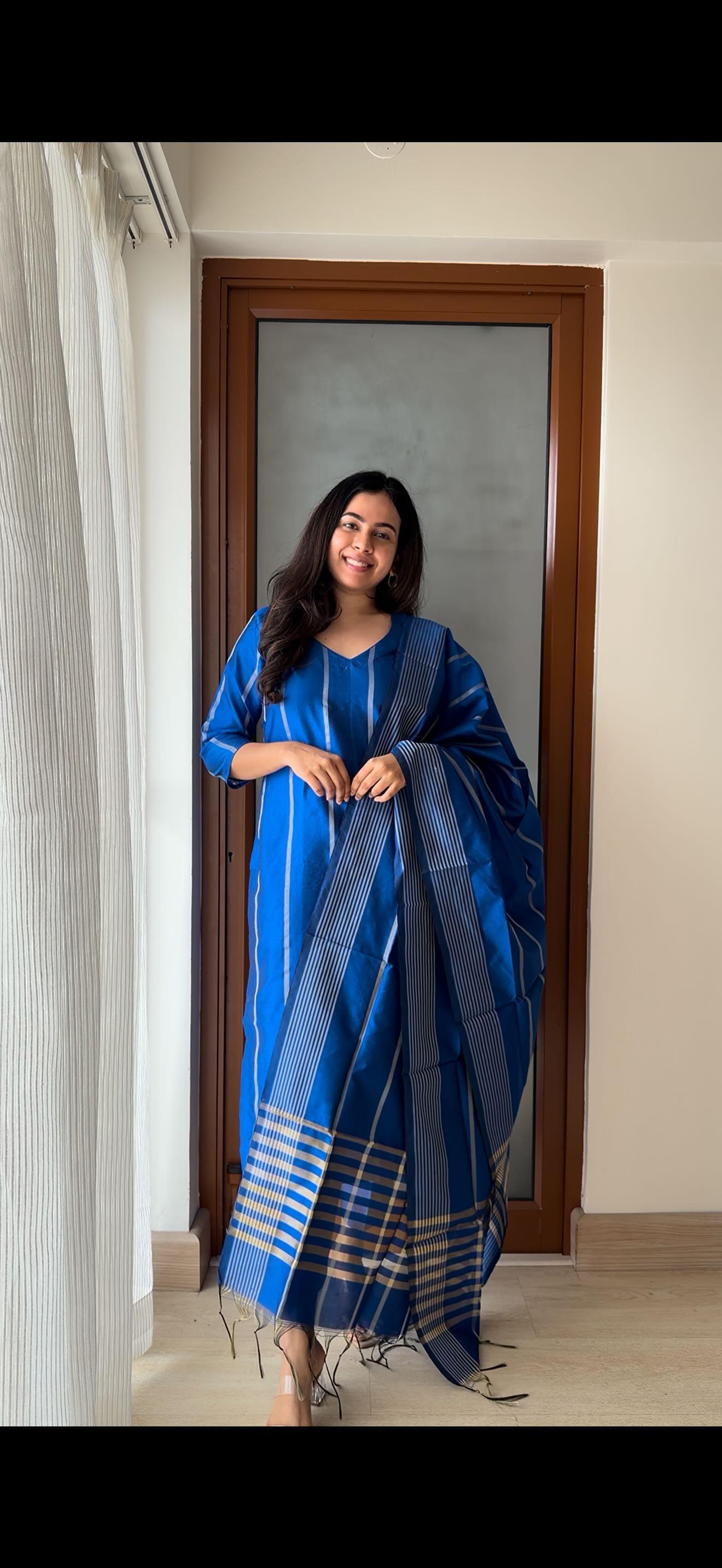 Saphire Love Stitched Suit Set