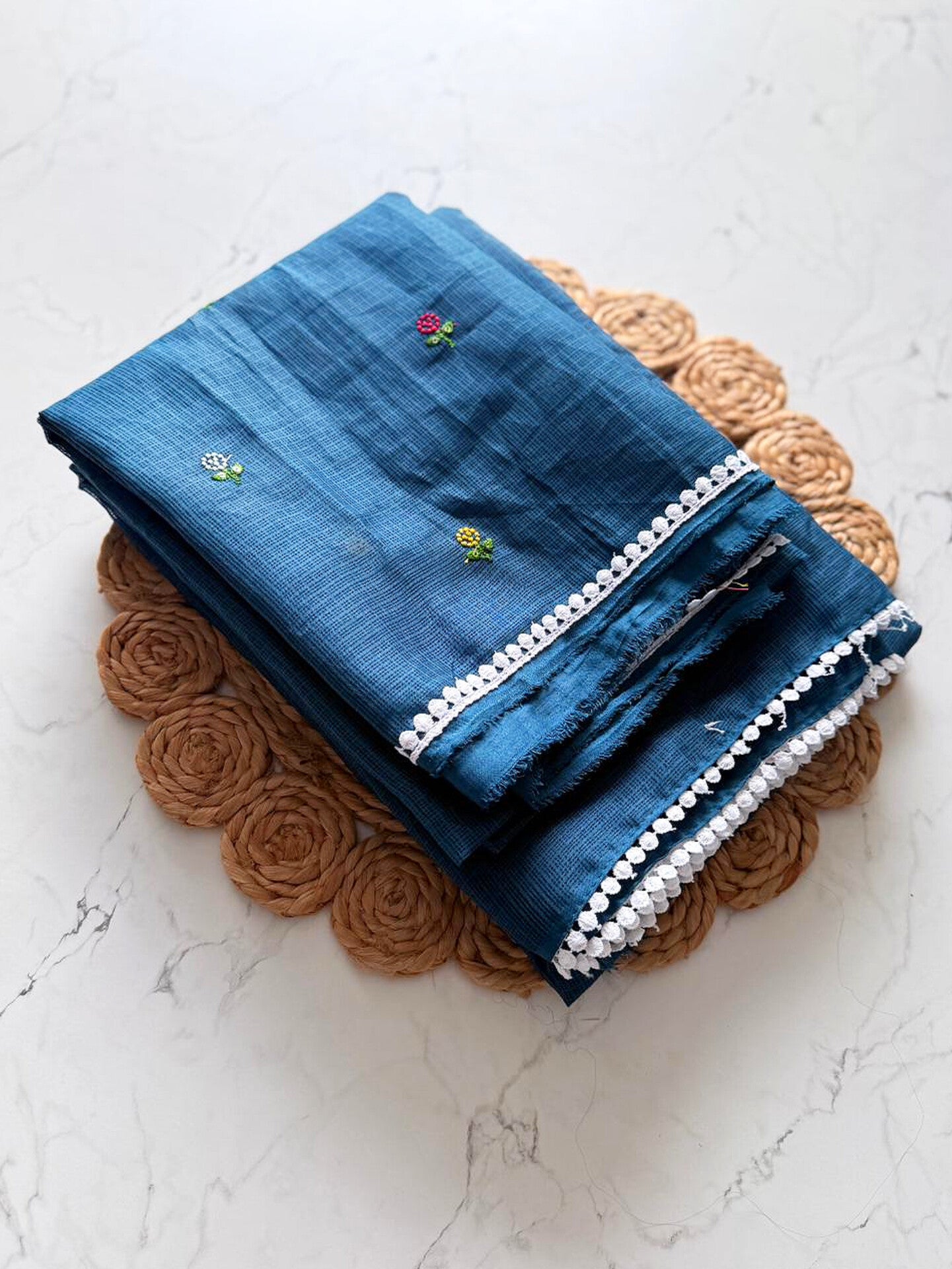 Janhavi Embroidered Kota Saree