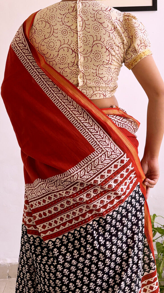 Mahira Cotton Zari Saree